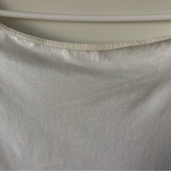 H&M Scoop Neck Short Sleeves Tee White Size Medium - Picture 5 of 7